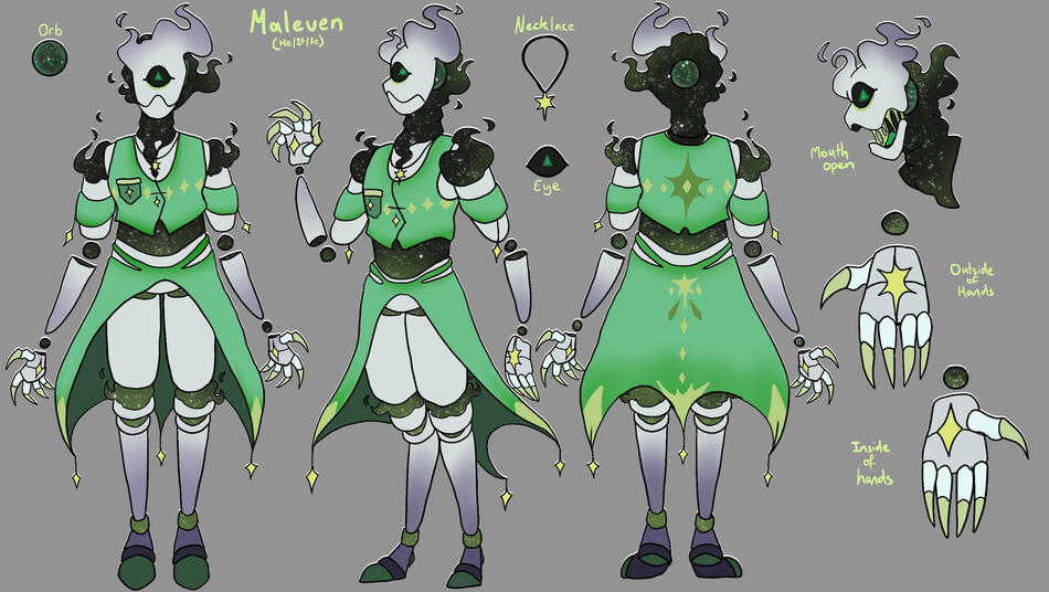 Maleven - Character Design