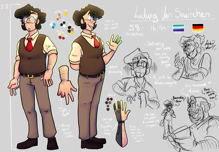 Ludwig - Character Design